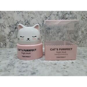 TONYMOLY Cat's‎ Purrfect Night + Day Mask Moisturizer 50g NEW